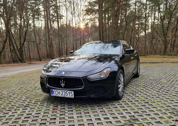 Maserati Ghibli cena 109000 przebieg: 134000, rok produkcji 2014 z Kraków małe 466